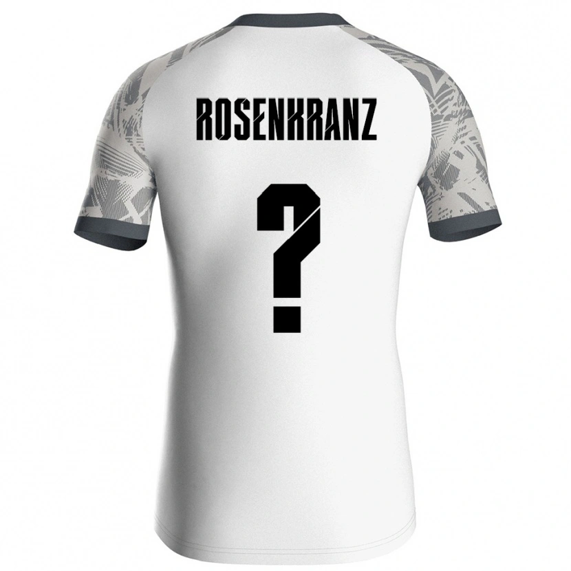 Danxen Enfant Colin Rosenkranz #0 Maillot de Gardien Gris Blanc 2025/26 T-shirt