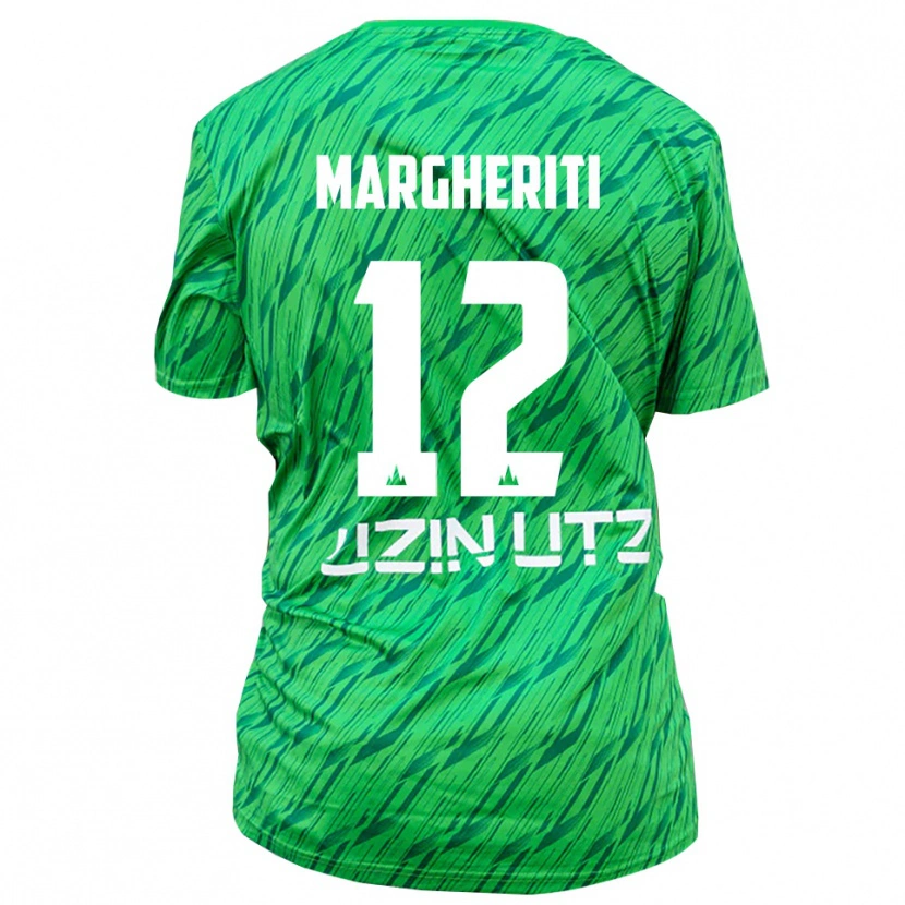 Danxen Enfant Danilo Margheriti #12 Maillot de Gardien Vert Rouge 2025/26 T-shirt