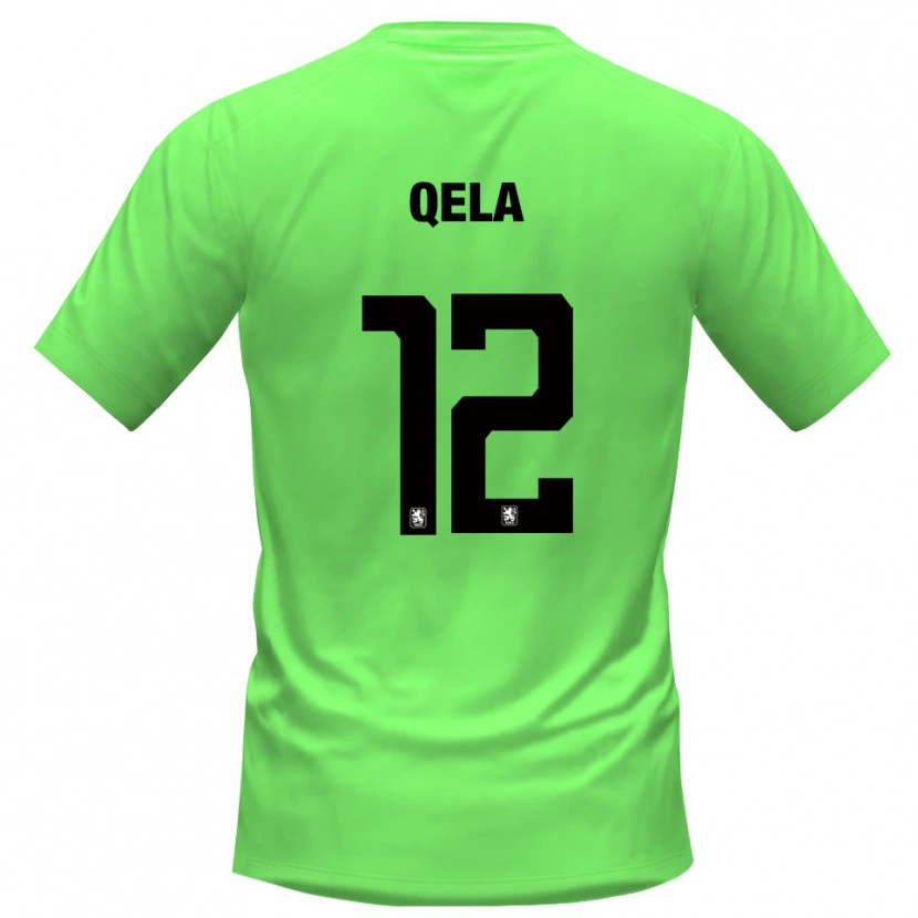 Danxen Enfant Miran Qela #12 Maillot de Gardien Vert Printemps 2025/26 T-shirt