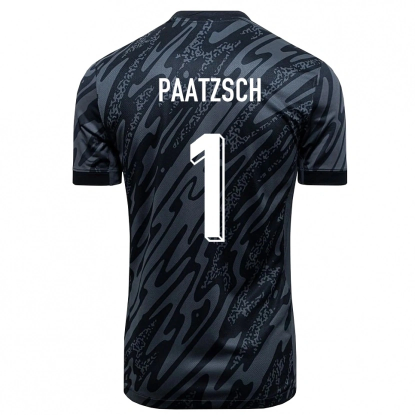 Danxen Enfant Pascal Paatzsch #1 Maillot de Gardien Noir Gris 2025/26 T-shirt