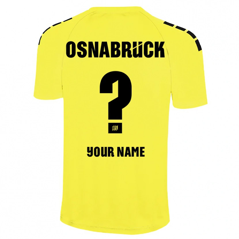 Danxen Enfant VfL Osnabrück Maillot de Gardien Jaune Noir 2025/26 T-shirt