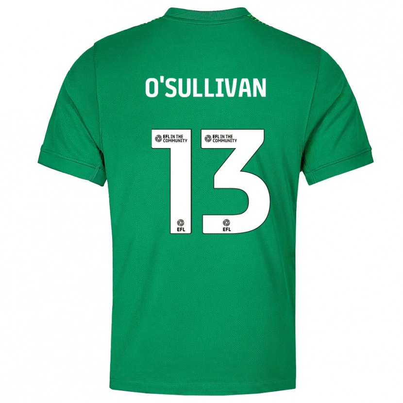 Danxen Enfant William O'Sullivan #13 Maillot de Gardien Blanc Vert 2025/26 T-shirt