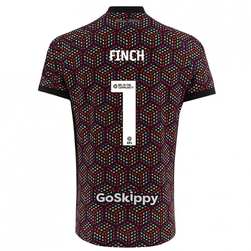 Danxen Enfant Isaac Finch #1 Maillot de Gardien Blanc Noir 2025/26 T-shirt