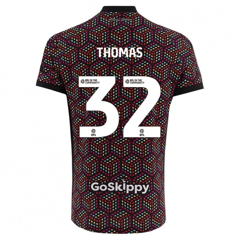 Danxen Enfant Lewis Thomas #32 Maillot de Gardien Blanc Noir 2025/26 T-shirt