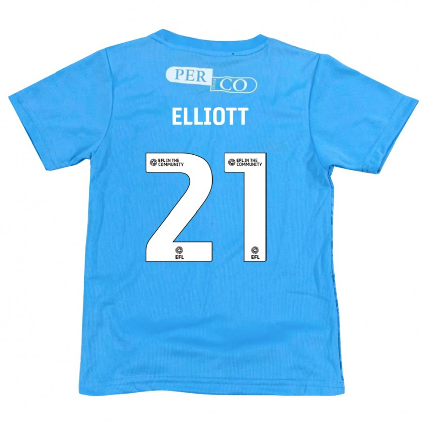 Danxen Enfant Felix Elliott #21 Maillot de Gardien Blanc Bleu 2025/26 T-shirt