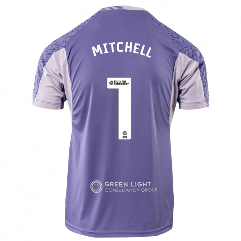 Danxen Enfant Rylee Mitchell #1 Maillot de Gardien Violet Clair 2025/26 T-shirt