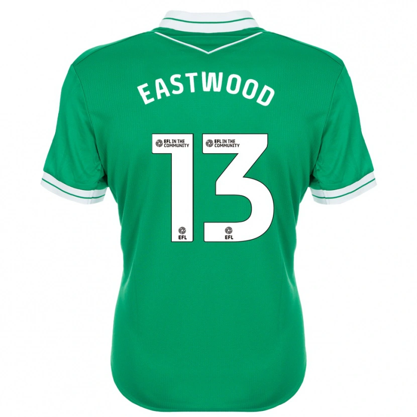 Danxen Enfant Simon Eastwood #13 Maillot de Gardien Blanc Vert 2025/26 T-shirt