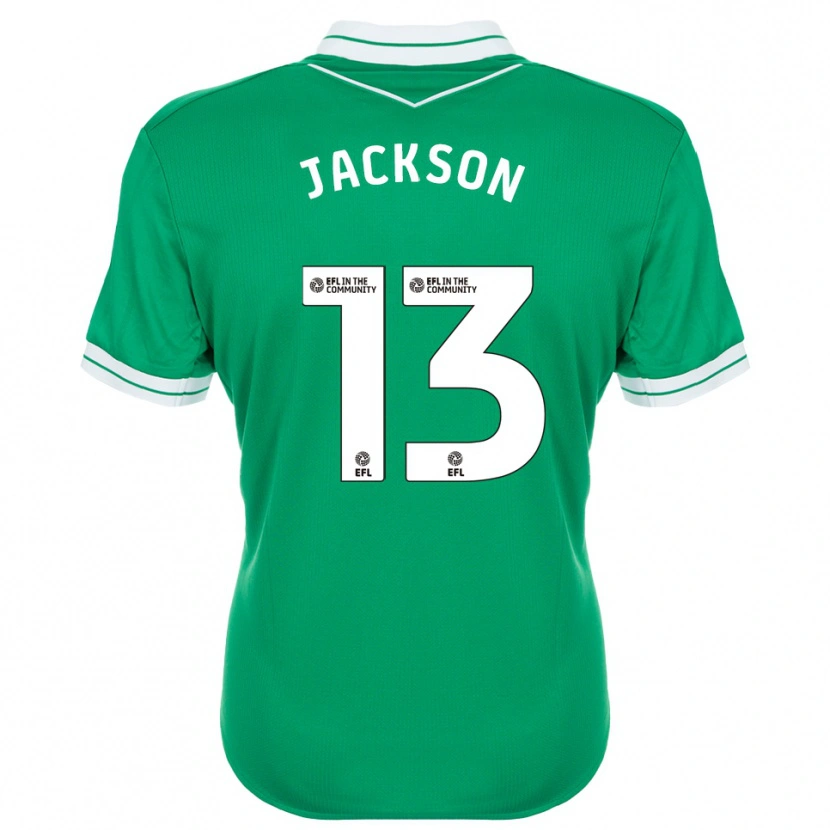 Danxen Enfant Will Jackson #13 Maillot de Gardien Blanc Vert 2025/26 T-shirt