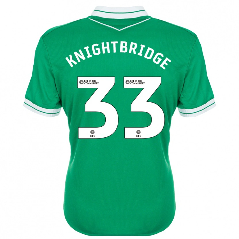 Danxen Enfant Jacob Knightbridge #33 Maillot de Gardien Blanc Vert 2025/26 T-shirt