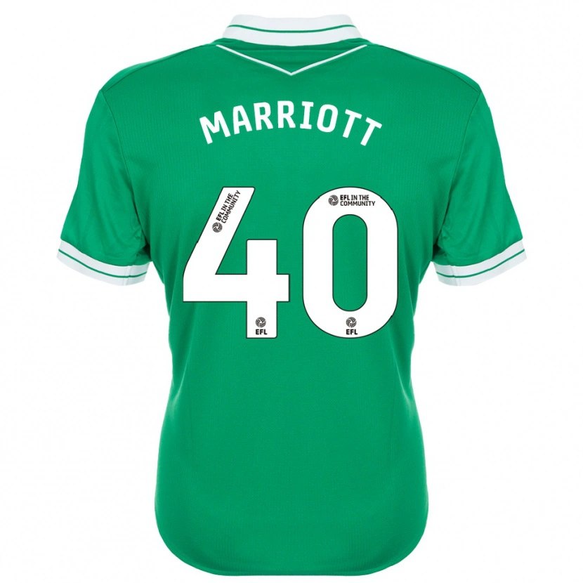 Danxen Enfant Monty Marriott #40 Maillot de Gardien Blanc Vert 2025/26 T-shirt