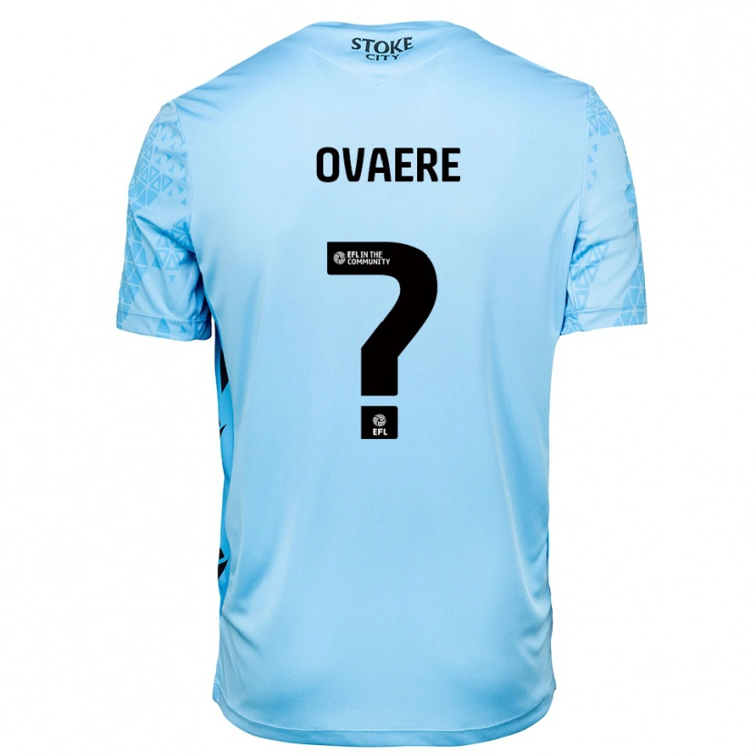 Danxen Enfant Hayden Ovaere #0 Maillot de Gardien Noir Bleu Ciel 2025/26 T-shirt