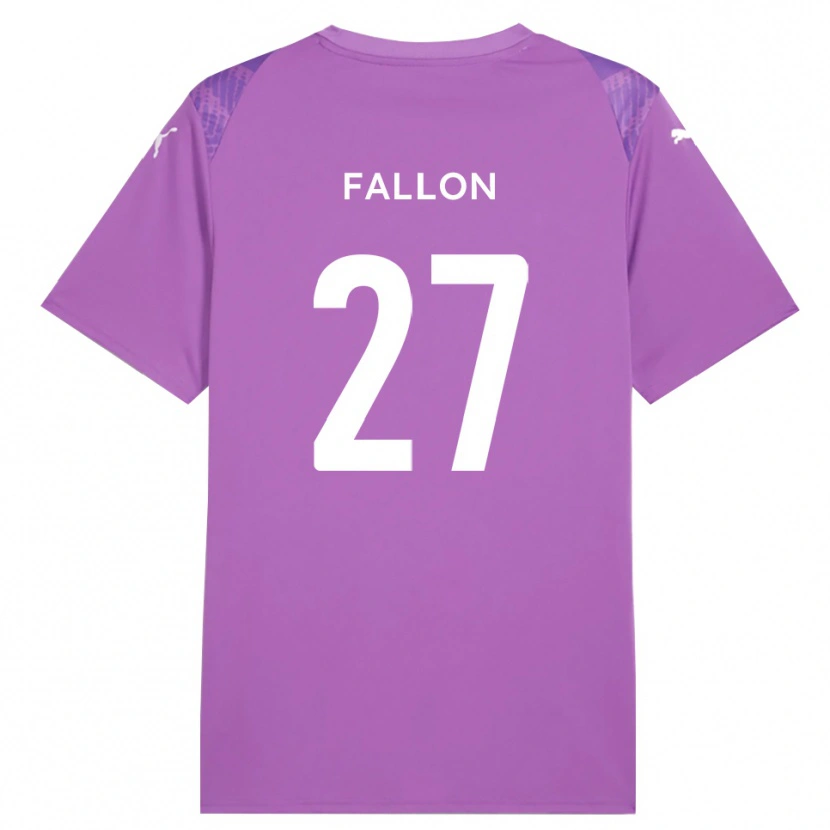 Danxen Enfant Louie Fallon #27 Maillot de Gardien Orchidée Moyenne 2025/26 T-shirt