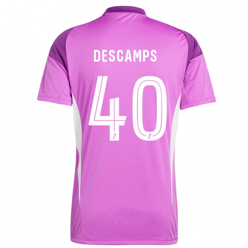 Danxen Enfant Rémy Descamps #40 Maillot de Gardien Lavande 2025/26 T-shirt
