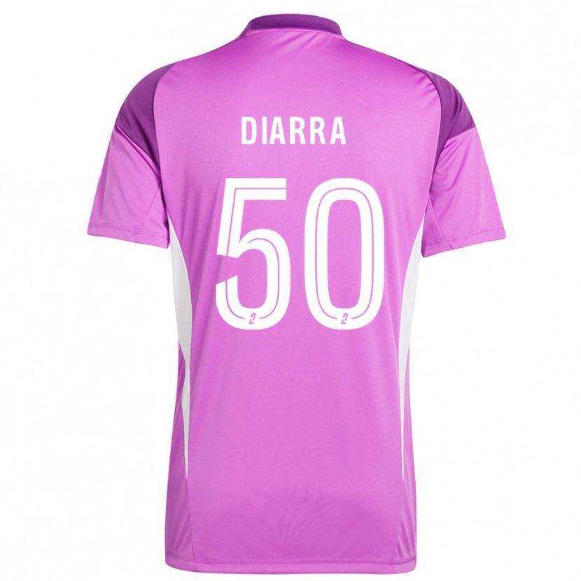 Danxen Enfant Lassine Diarra #50 Maillot de Gardien Lavande 2025/26 T-shirt