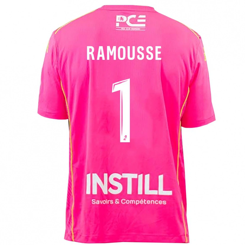 Danxen Enfant Théo Ramousse #1 Maillot de Gardien Magenta 2025/26 T-shirt