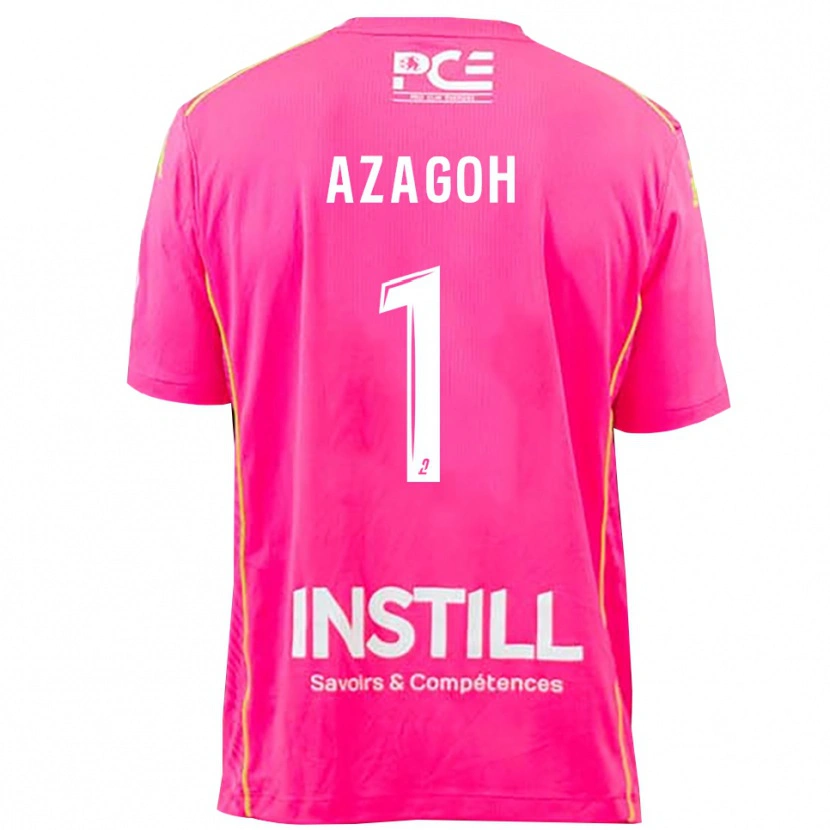 Danxen Enfant Yanis Azagoh #1 Maillot de Gardien Magenta 2025/26 T-shirt