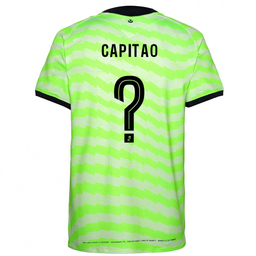 Danxen Enfant Maud Capitao #0 Maillot de Gardien Vert Néon 2025/26 T-shirt