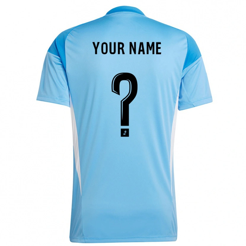 Danxen Enfant Annecy FC Maillot de Gardien Blanc Bleu Ciel 2025/26 T-shirt