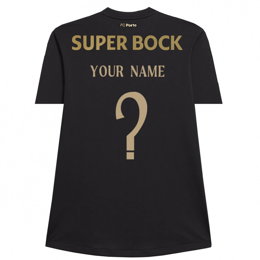 Danxen Enfant FC Porto Maillot de Gardien Noir Marron 2025/26 T-shirt