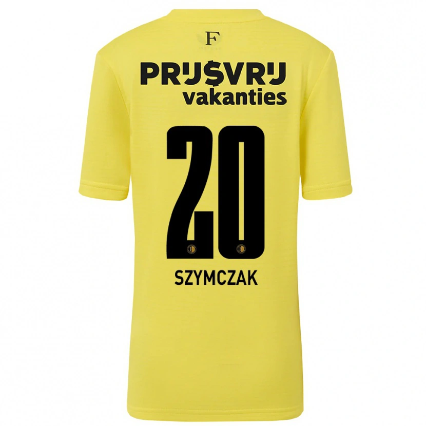 Danxen Enfant Oliwia Szymczak #20 Maillot de Gardien Jaune Noir 2025/26 T-shirt