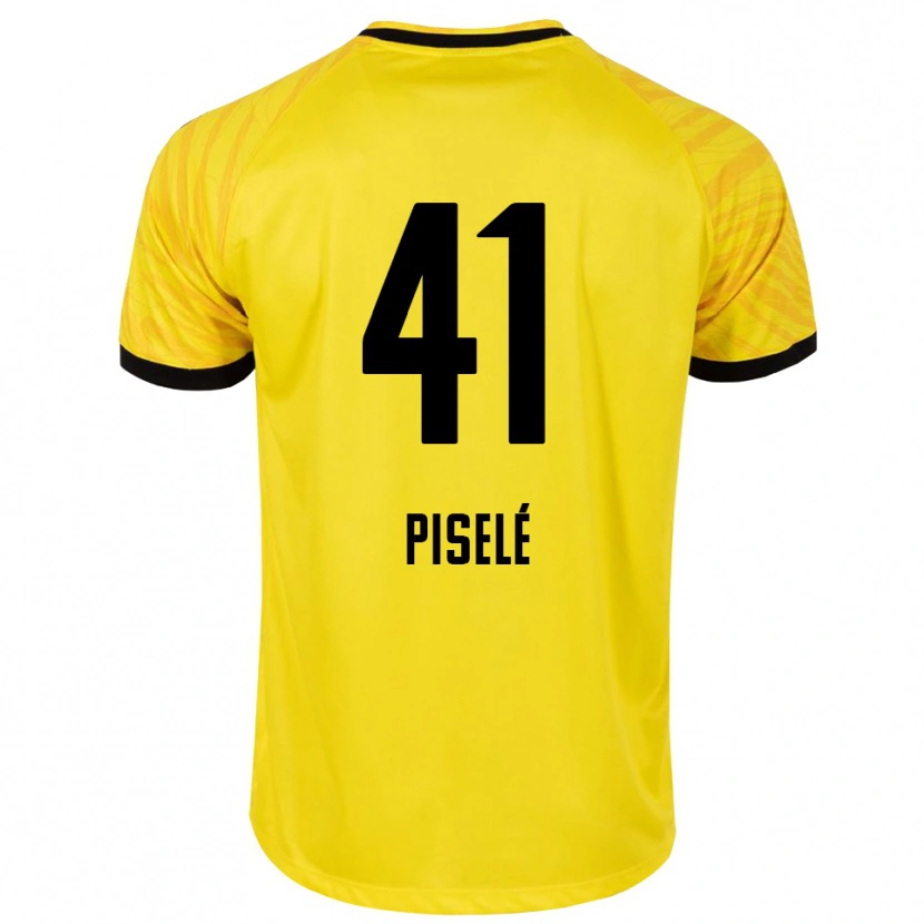 Danxen Enfant Lowie Piselé #41 Maillot de Gardien Jaune Noir 2025/26 T-shirt