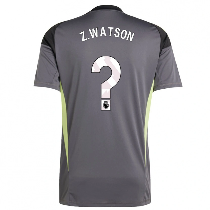 Danxen Enfant Zac Watson #0 Maillot de Gardien Gris Foncé Blanc 2025/26 T-shirt