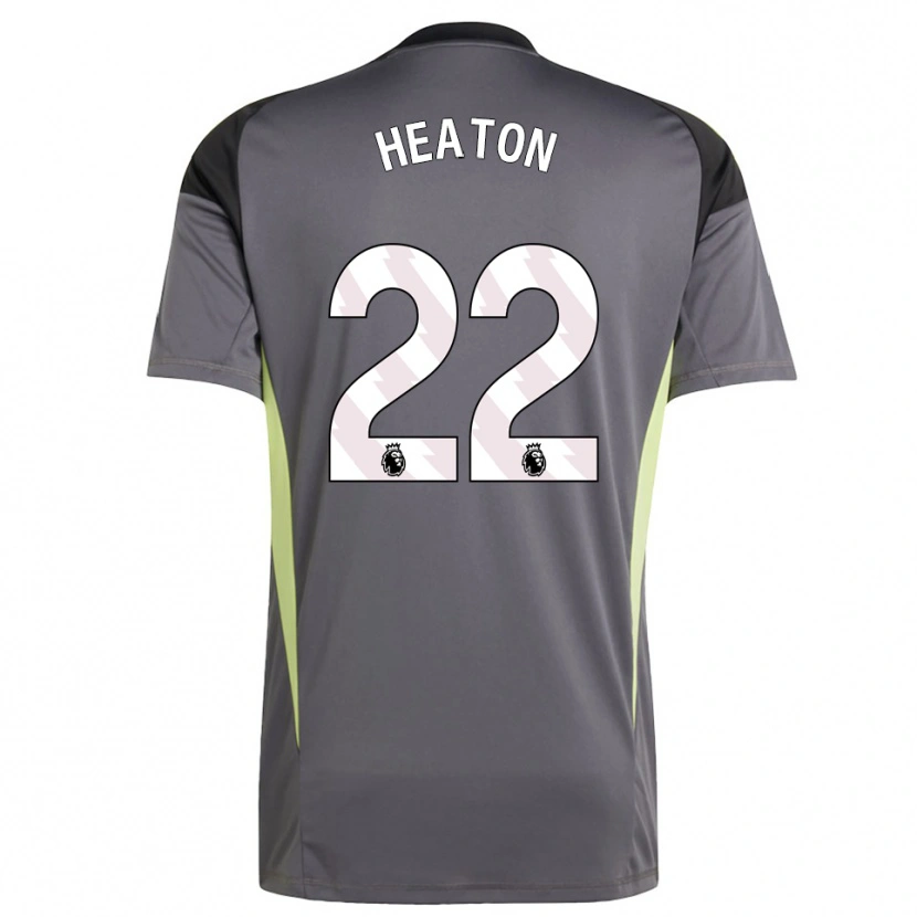 Danxen Enfant Tom Heaton #22 Maillot de Gardien Gris Foncé Blanc 2025/26 T-shirt