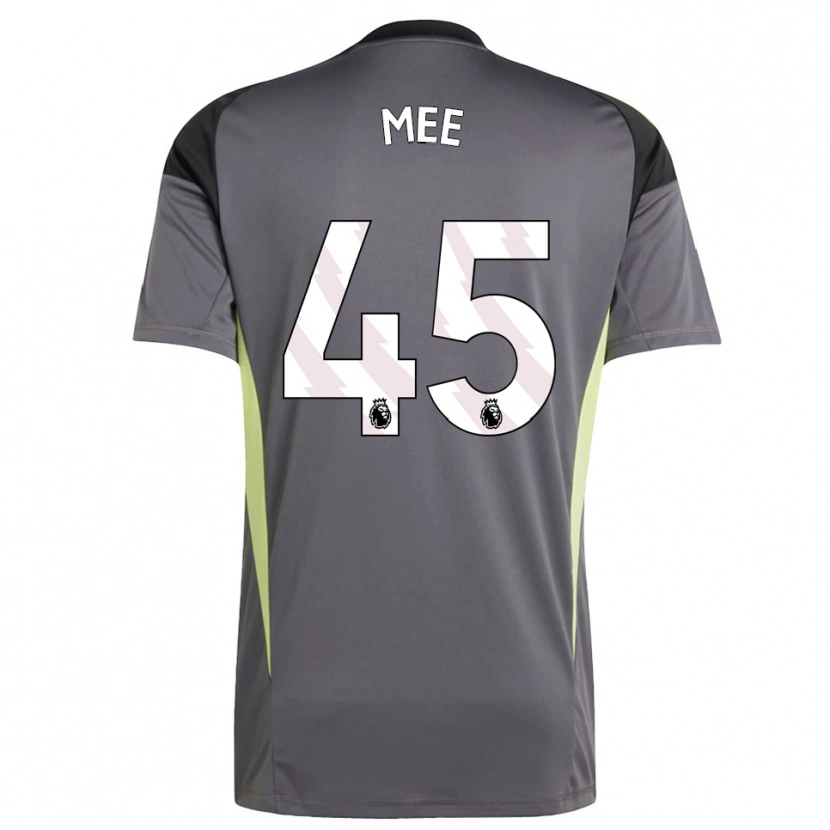 Danxen Enfant Dermot Mee #45 Maillot de Gardien Gris Foncé Blanc 2025/26 T-shirt