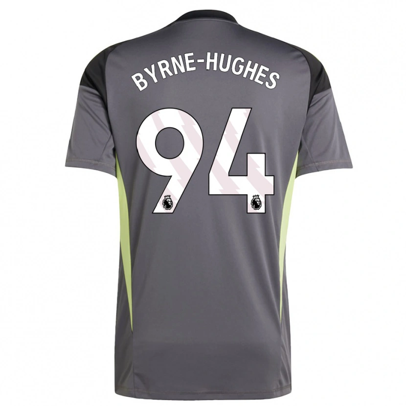 Danxen Enfant Cameron Byrne-Hughes #94 Maillot de Gardien Gris Foncé Blanc 2025/26 T-shirt