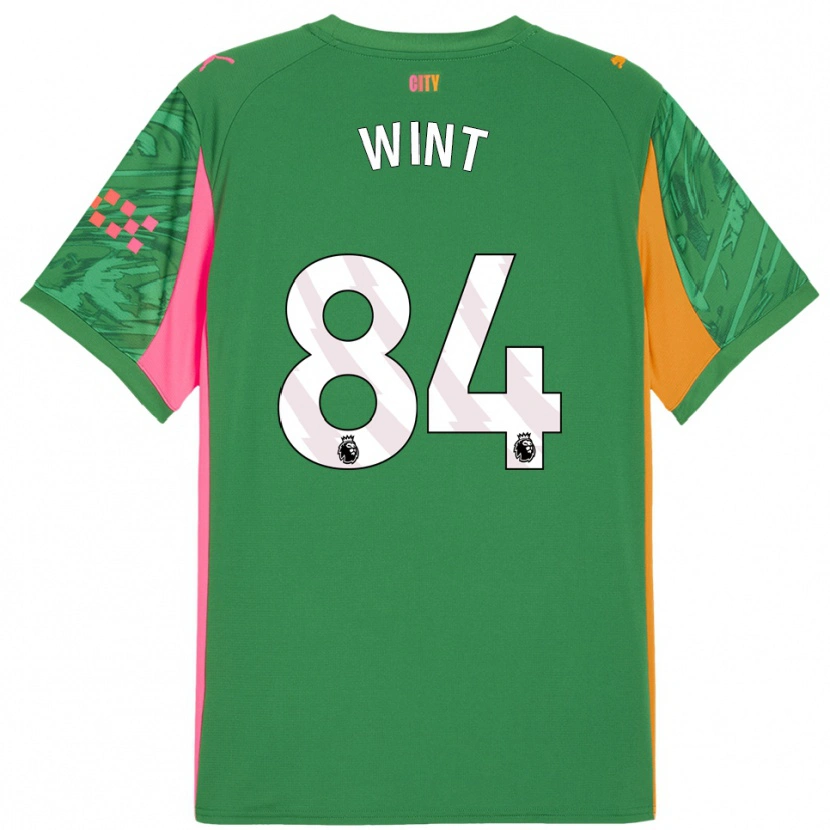 Danxen Enfant Jack Wint #84 Maillot de Gardien Vert Orange 2025/26 T-shirt