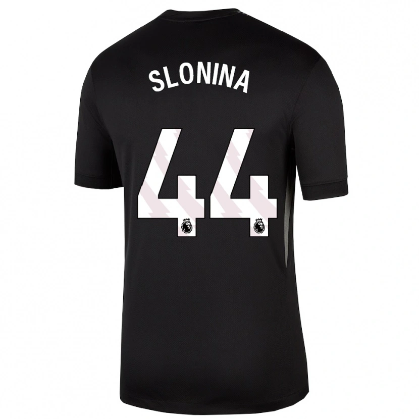 Danxen Enfant Gabriel Slonina #44 Maillot de Gardien Noir Blanc 2025/26 T-shirt