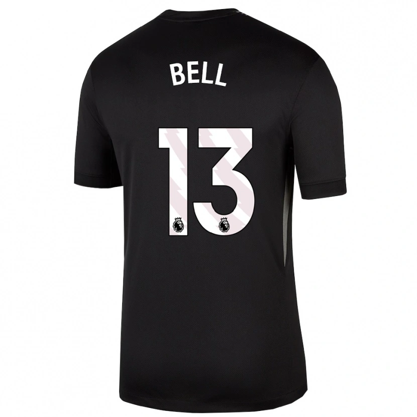 Danxen Enfant Toby Bell #13 Maillot de Gardien Noir Blanc 2025/26 T-shirt