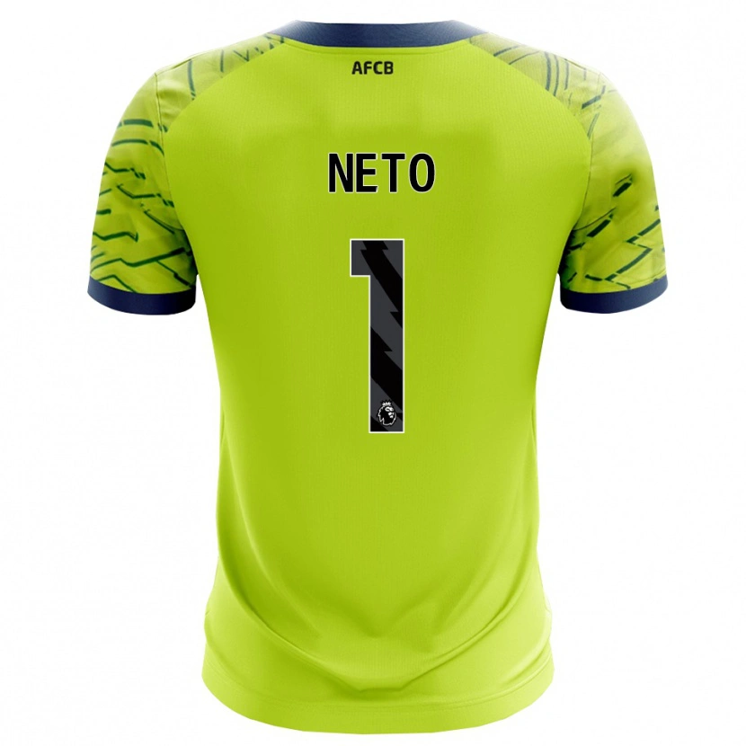 Danxen Enfant Neto #1 Maillot de Gardien Vert Jaune 2025/26 T-shirt