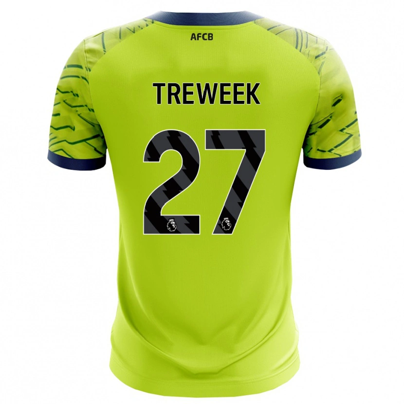 Danxen Enfant Amber Treweek #27 Maillot de Gardien Vert Jaune 2025/26 T-shirt