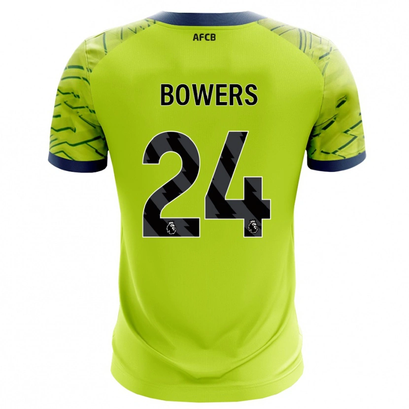 Danxen Enfant Kelci Bowers #24 Maillot de Gardien Vert Jaune 2025/26 T-shirt