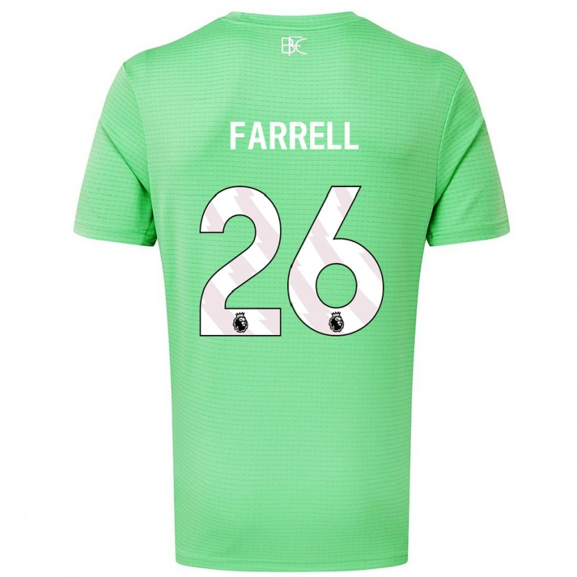 Danxen Enfant Lucy Farrell #26 Maillot de Gardien Vert Moyen 2025/26 T-shirt
