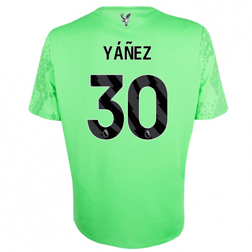 Danxen Enfant Shae Yáñez #30 Maillot de Gardien Vert Noir 2025/26 T-shirt