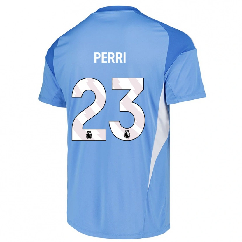 Danxen Enfant Lucas Perri #23 Maillot de Gardien Bleu Ciel Blanc 2025/26 T-shirt