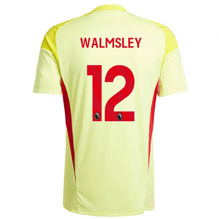 Danxen Enfant Joseph Walmsley #12 Maillot de Gardien Jaune Clair Orange 2025/26 T-shirt