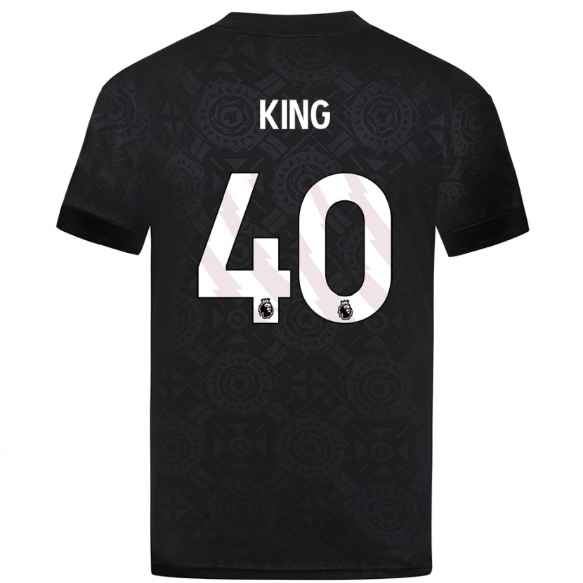 Danxen Enfant Tom King #40 Maillot de Gardien Noir Blanc 2025/26 T-shirt