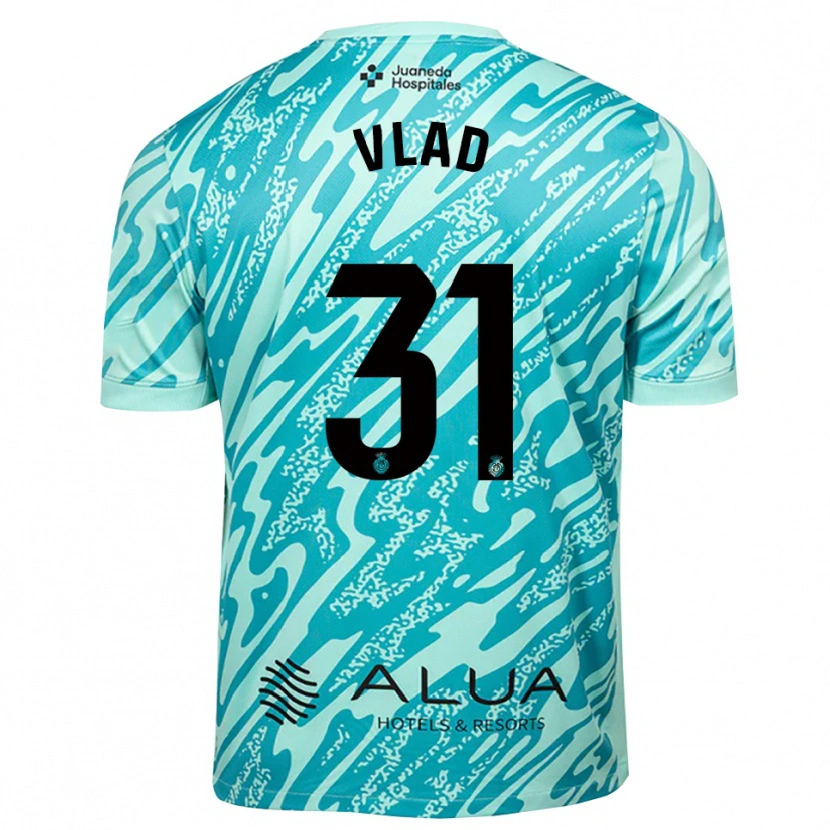 Danxen Enfant Rares Vlad #31 Maillot de Gardien Cyan Noir 2025/26 T-shirt
