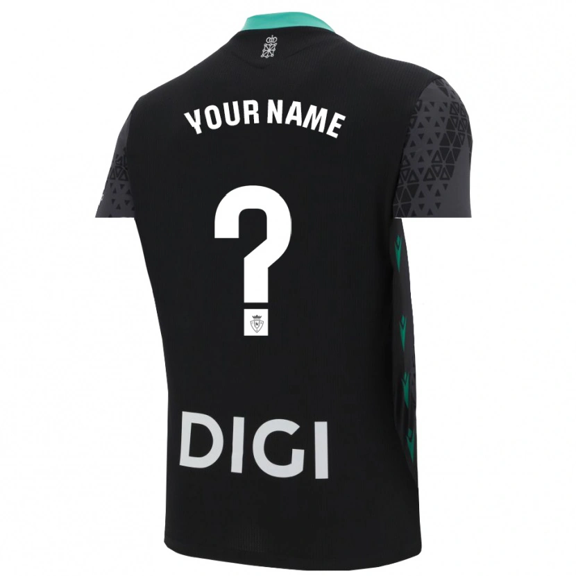 Danxen Enfant CA Osasuna Maillot de Gardien Gris Foncé Noir 2025/26 T-shirt