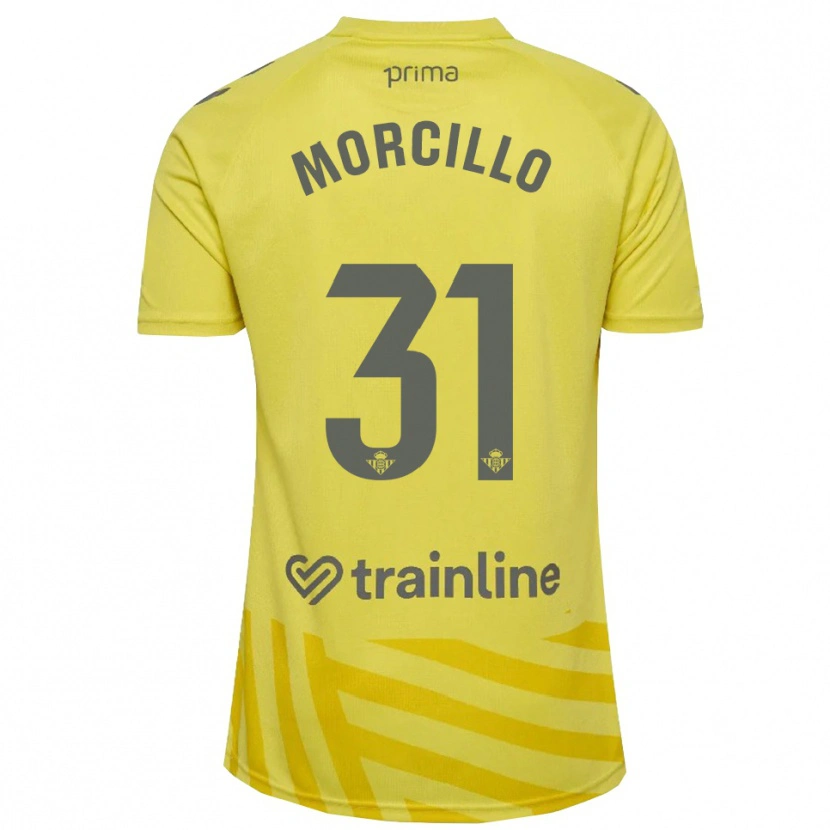 Danxen Enfant Ana Morcillo #31 Maillot de Gardien Jaune Gris 2025/26 T-shirt