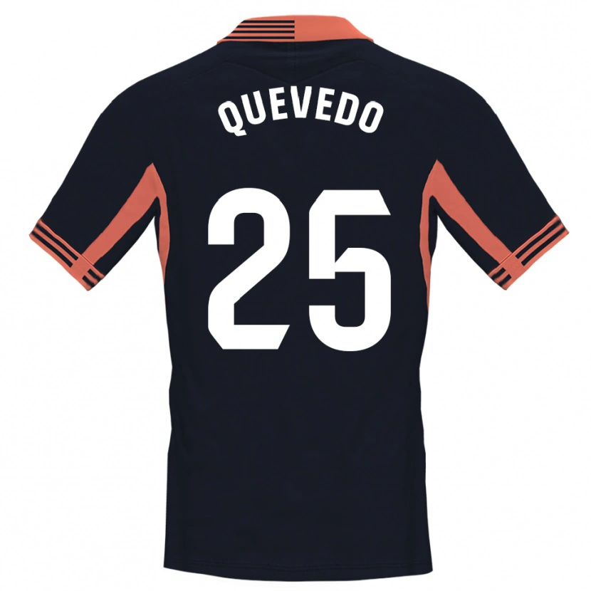 Danxen Enfant Alex Quevedo #25 Maillot de Gardien Noir Blanc Orange 2025/26 T-shirt