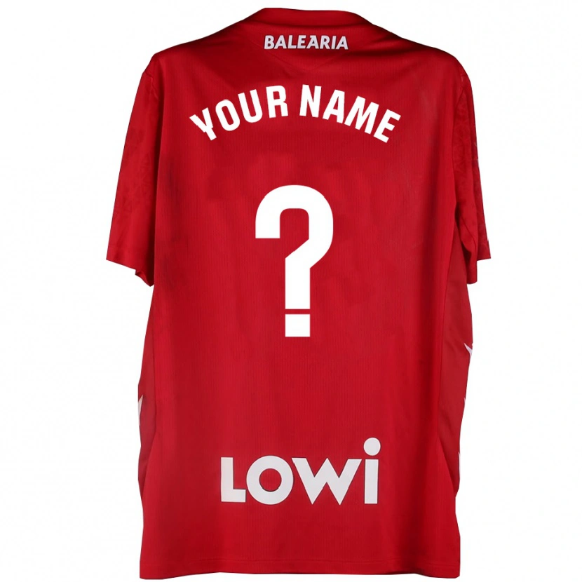 Danxen Enfant Levante UD Maillot de Gardien Rouge Blanc 2025/26 T-shirt