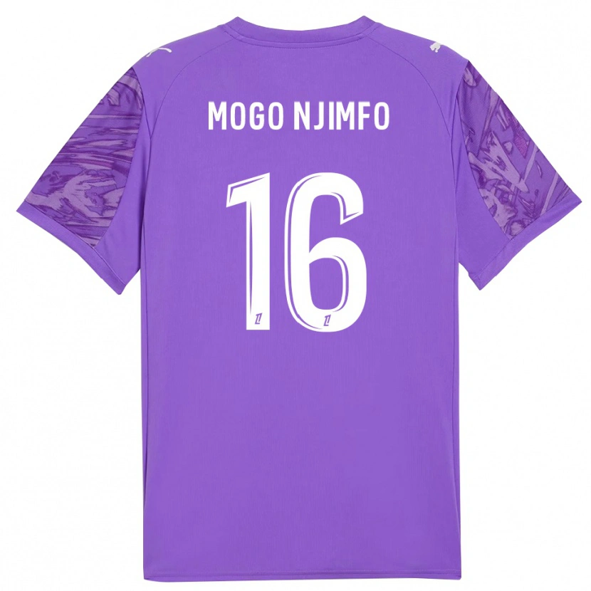 Danxen Enfant Arthur Mogo Njimfo #16 Maillot de Gardien Blanc Lillac 2025/26 T-shirt