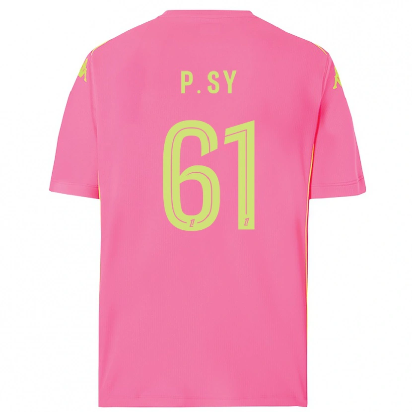 Danxen Enfant Pape Sy #61 Maillot de Gardien Rose Fluo 2025/26 T-shirt