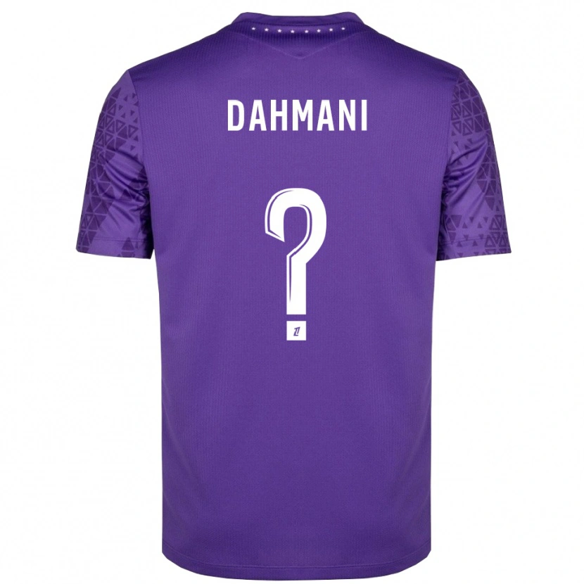 Danxen Enfant Waël Dahmani #0 Maillot de Gardien Violet Blanc 2025/26 T-shirt