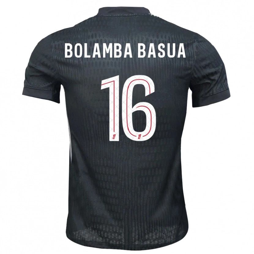 Danxen Enfant Kévin Bolamba Basua #16 Maillot de Gardien Gris Foncé Noir 2025/26 T-shirt