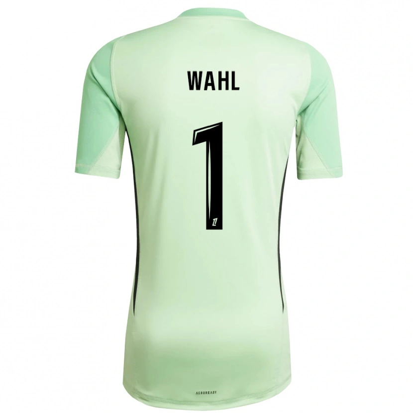 Danxen Enfant Manon Wahl #1 Maillot de Gardien Vert Clair Noir 2025/26 T-shirt